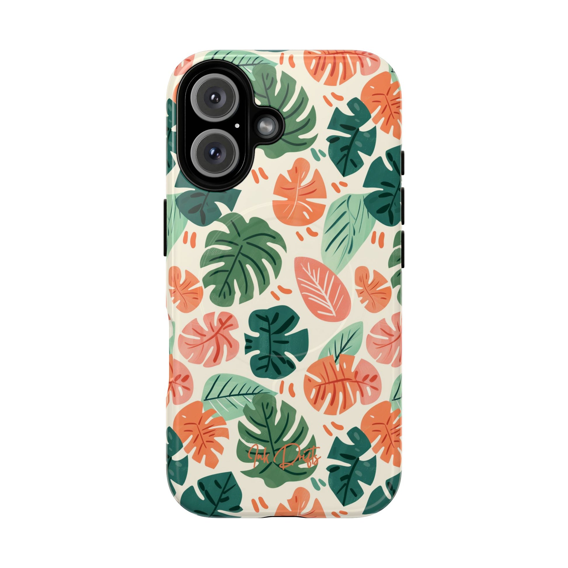 iPhone 16 Glossy Phone Case - Tropical Breeze | MagSafe iPhone Case