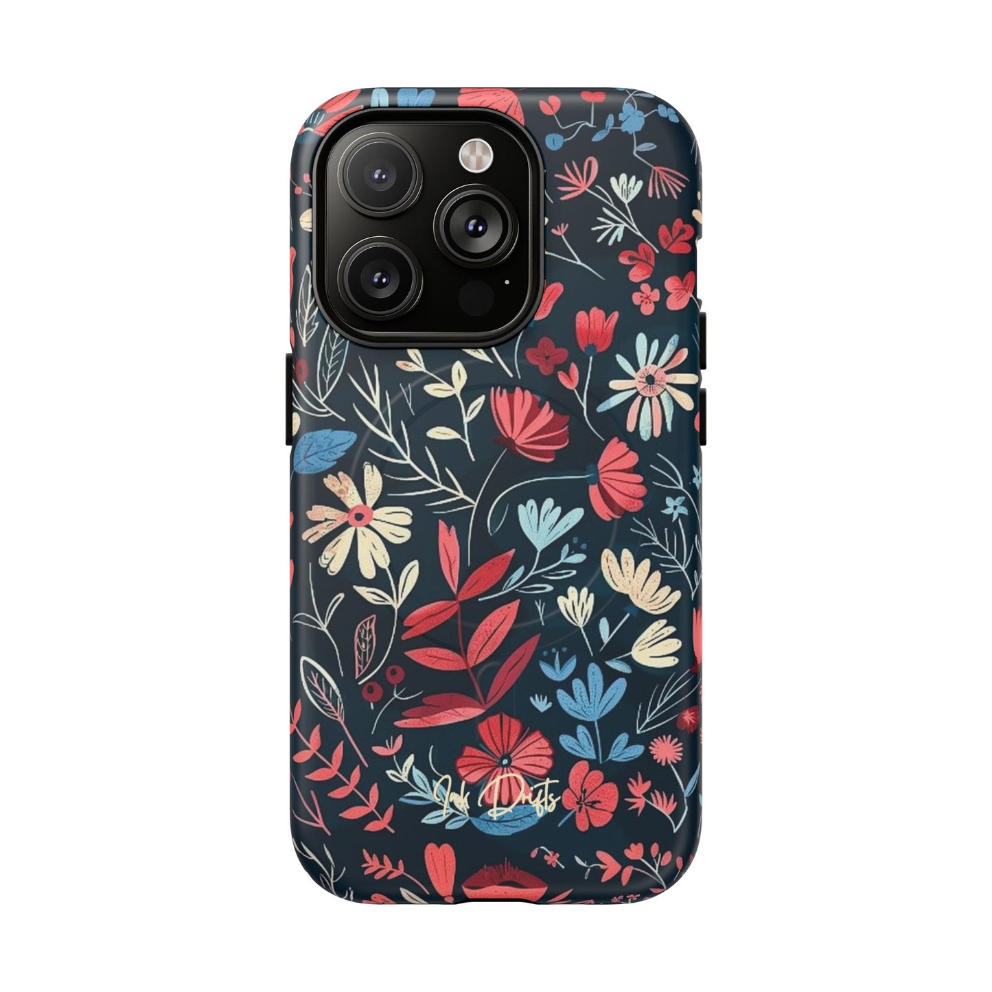 iPhone 14 Pro Matte Phone Case - Twilight Petals | MagSafe iPhone Case