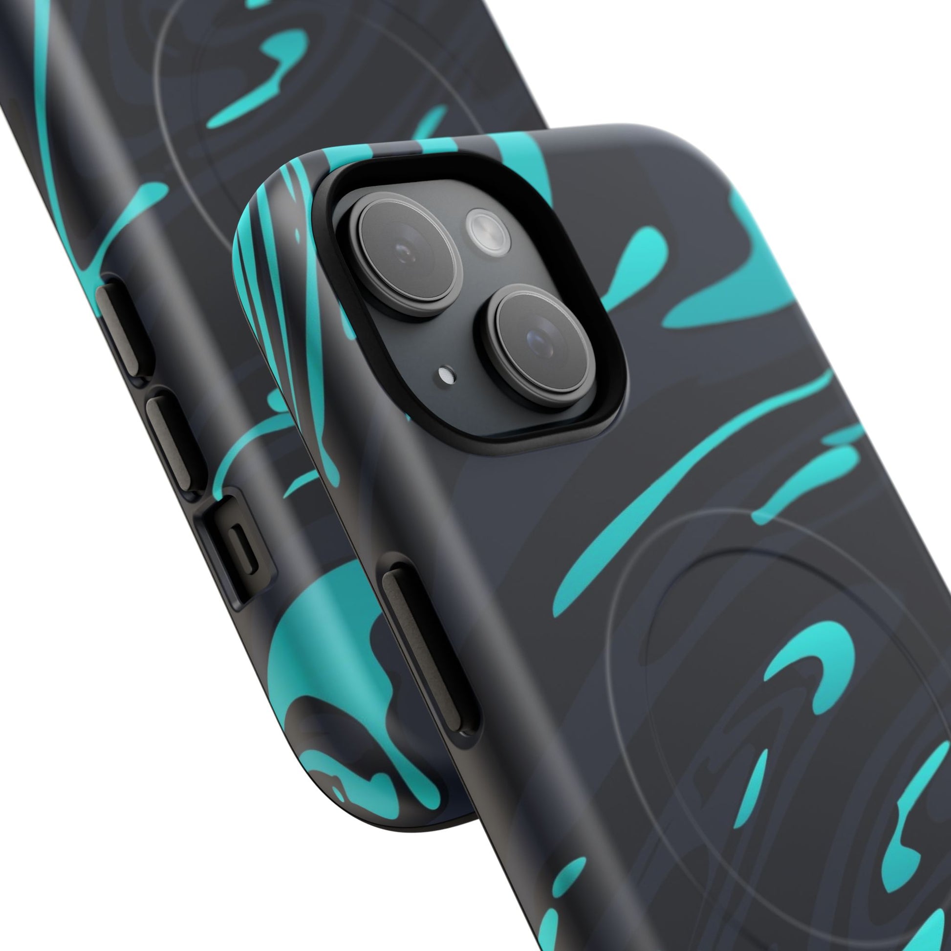 Phone Case - Turquoise Splash | MagSafe iPhone Case