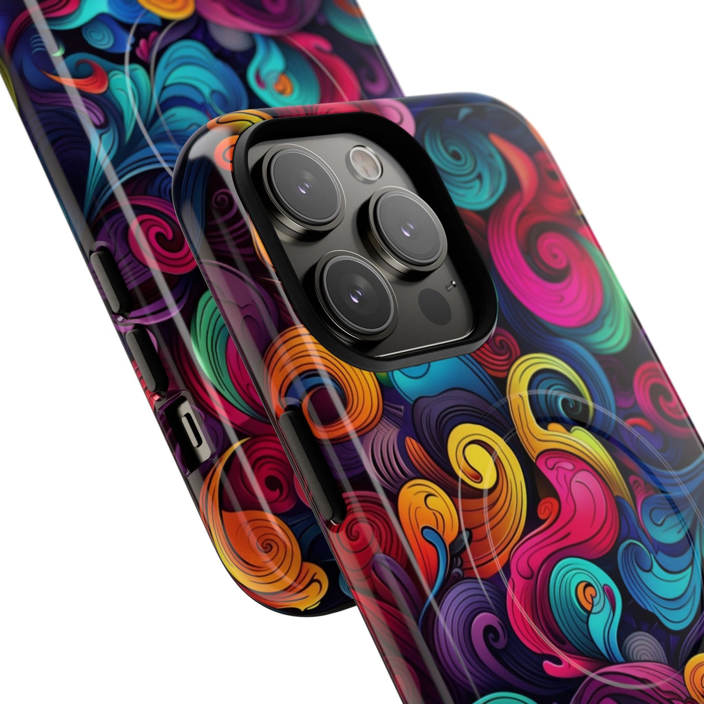 Phone Case - Psychedelic Waves | MagSafe iPhone Case