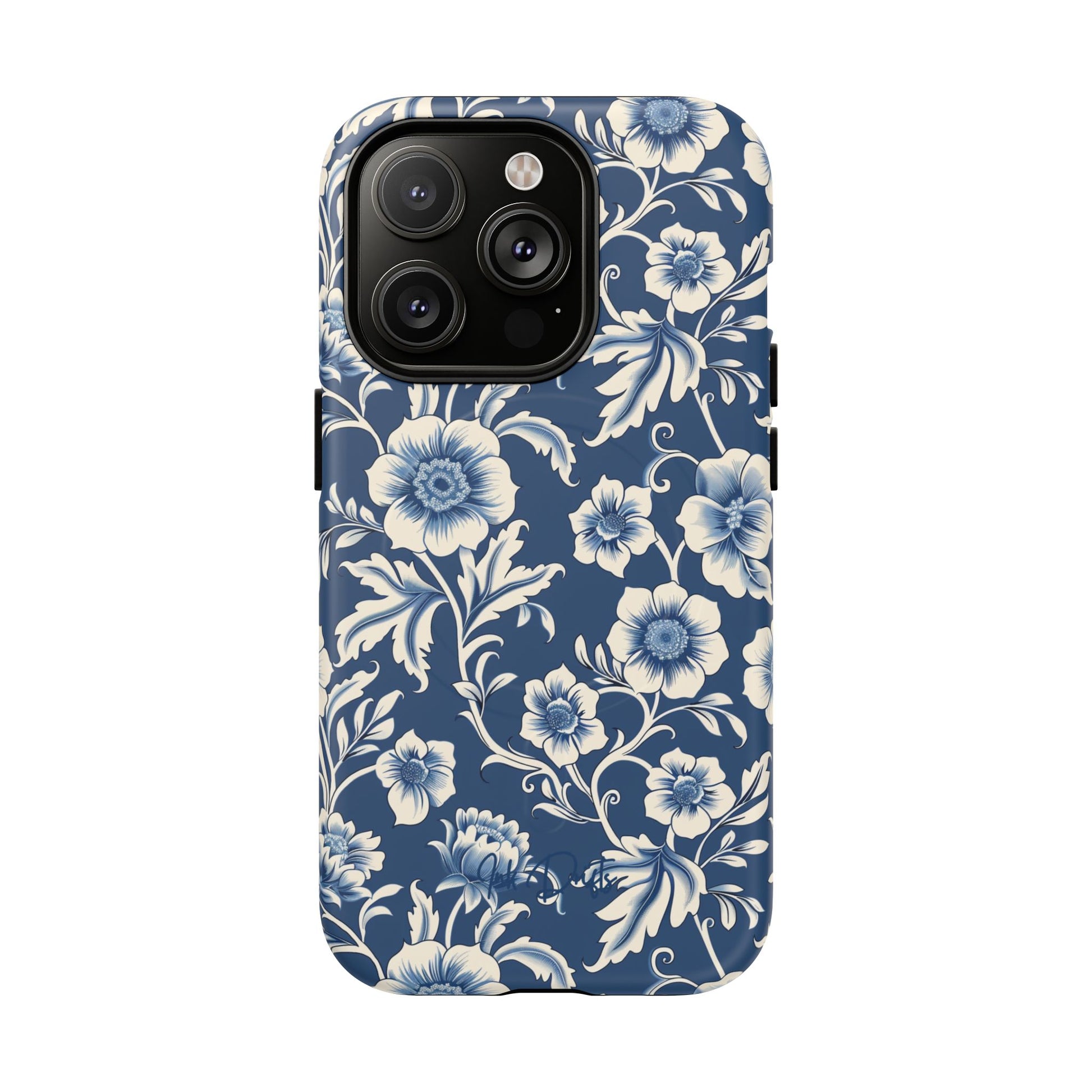 iPhone 14 Pro Matte Phone Case - Regal Florals | MagSafe iPhone Case