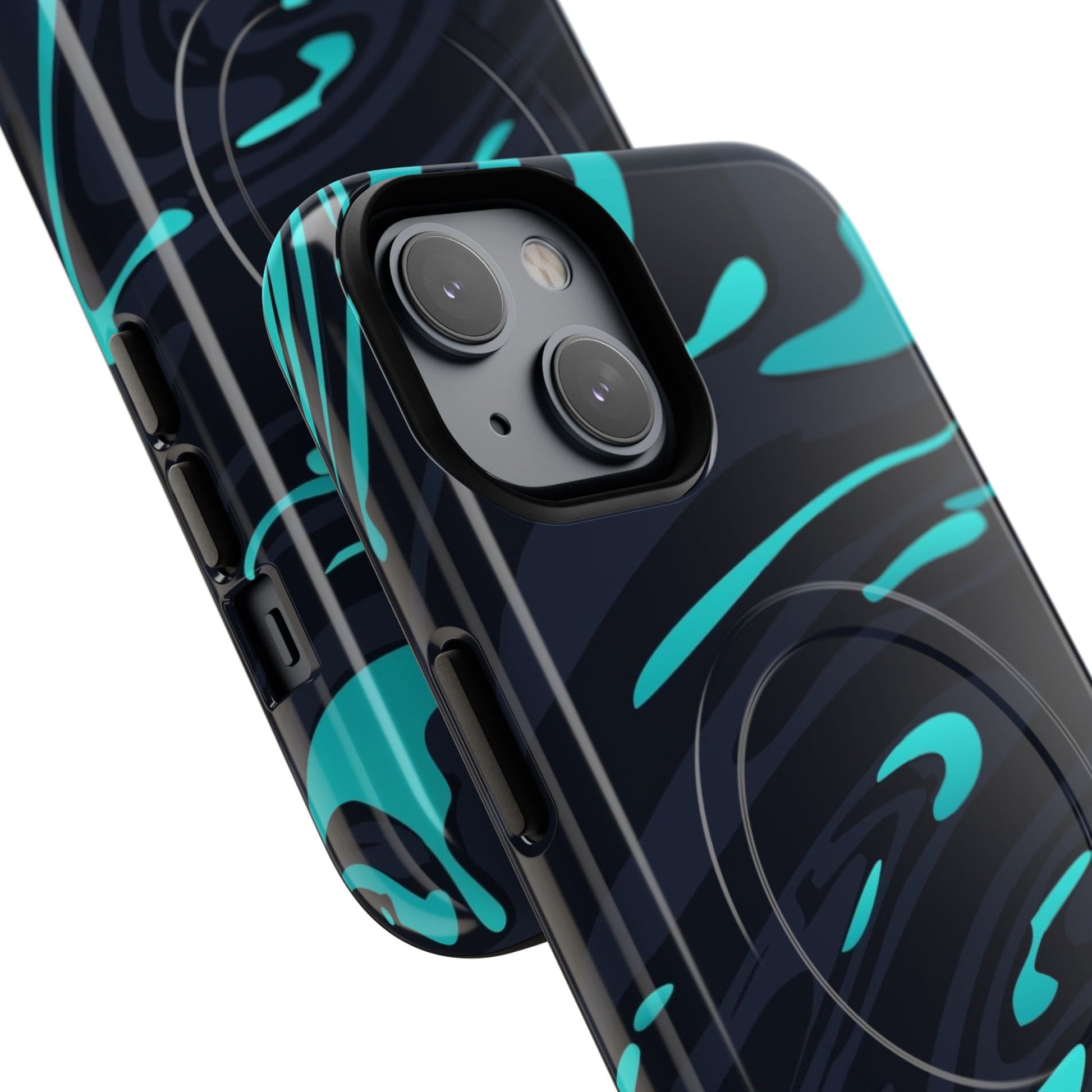 Phone Case - Turquoise Splash | MagSafe iPhone Case