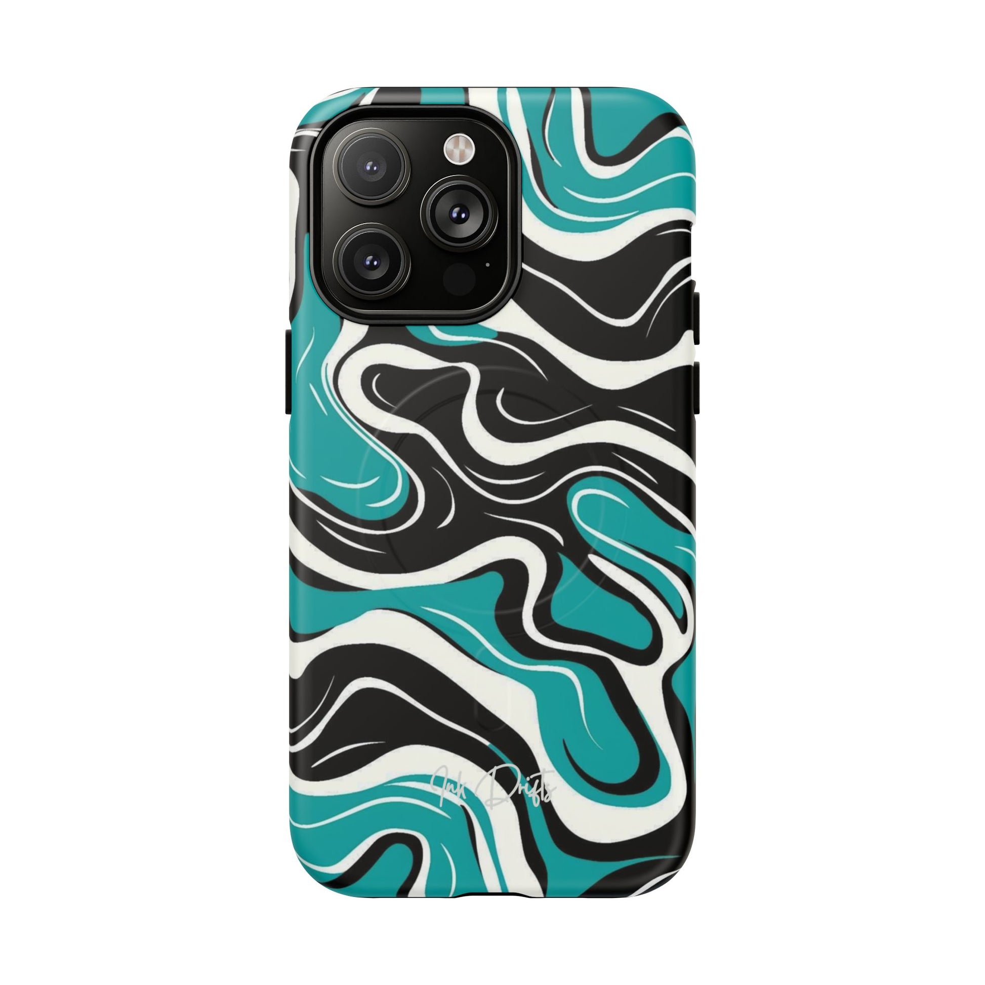 iPhone 14 Pro Max Matte Phone Case - Teal Tempest | MagSafe iPhone Case