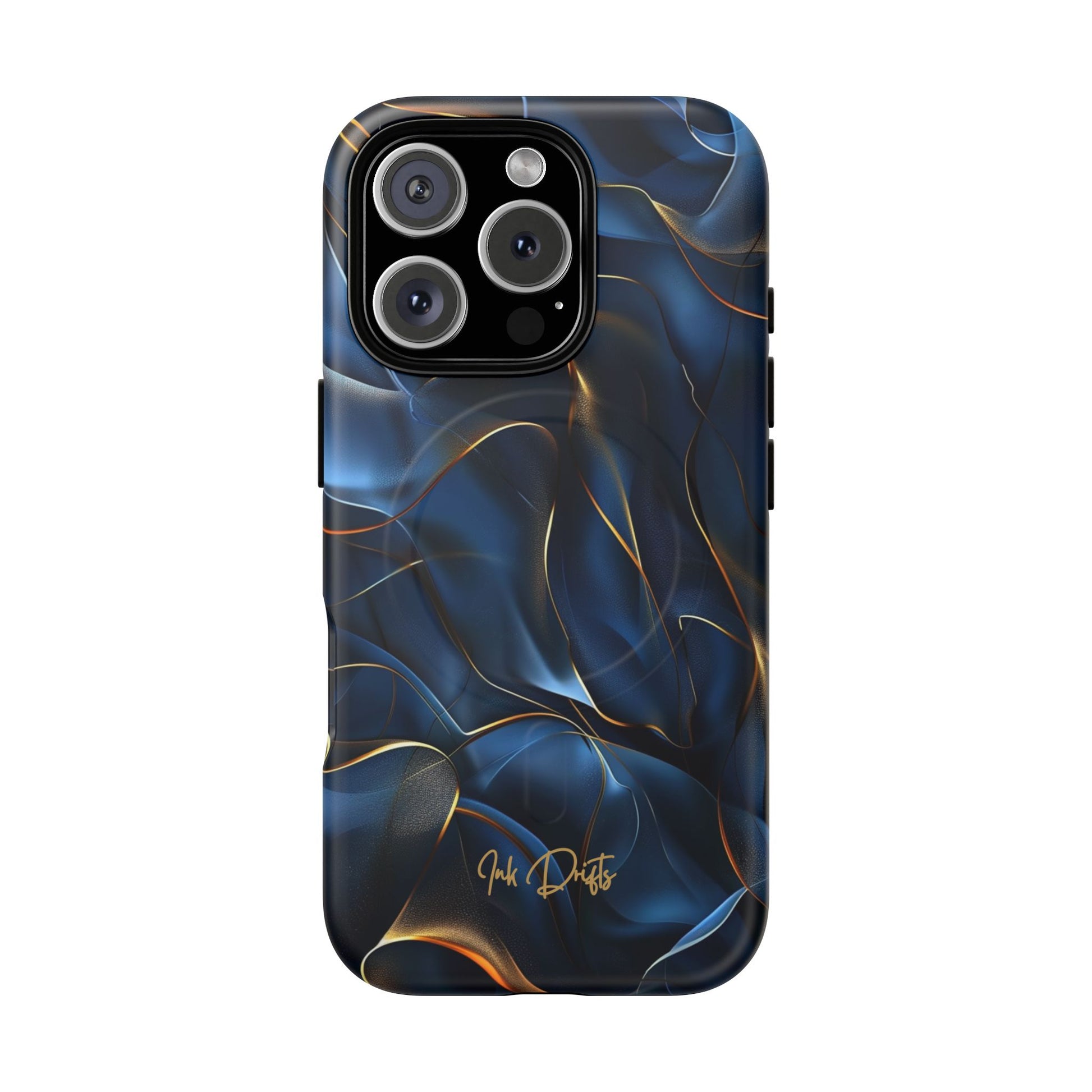 iPhone 16 Pro Matte Phone Case - Golden Currents | MagSafe iPhone Case