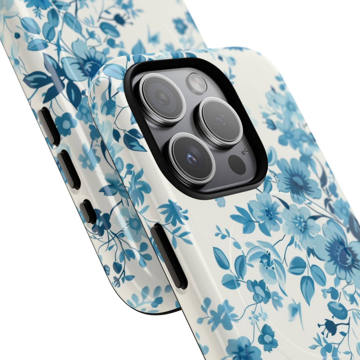 Phone Case - Blue Blossom | MagSafe iPhone Case