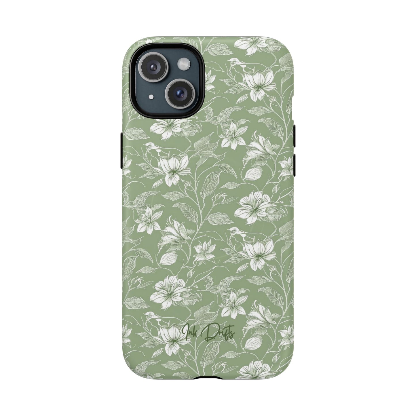 iPhone 15 Plus Matte Phone Case - Garden Whisper | MagSafe iPhone Case