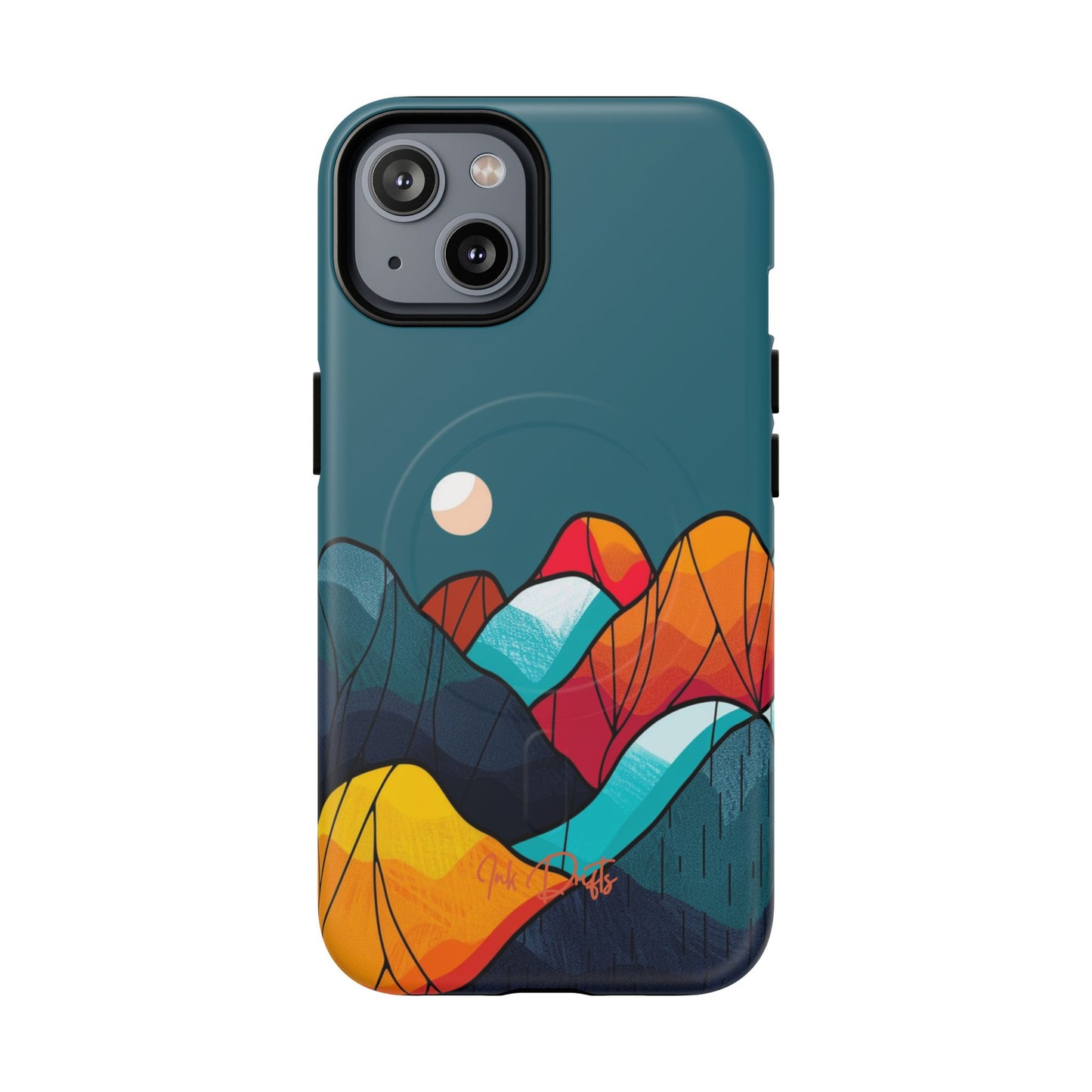 iPhone 14 Matte Phone Case - Autumn Mountains | MagSafe iPhone Case