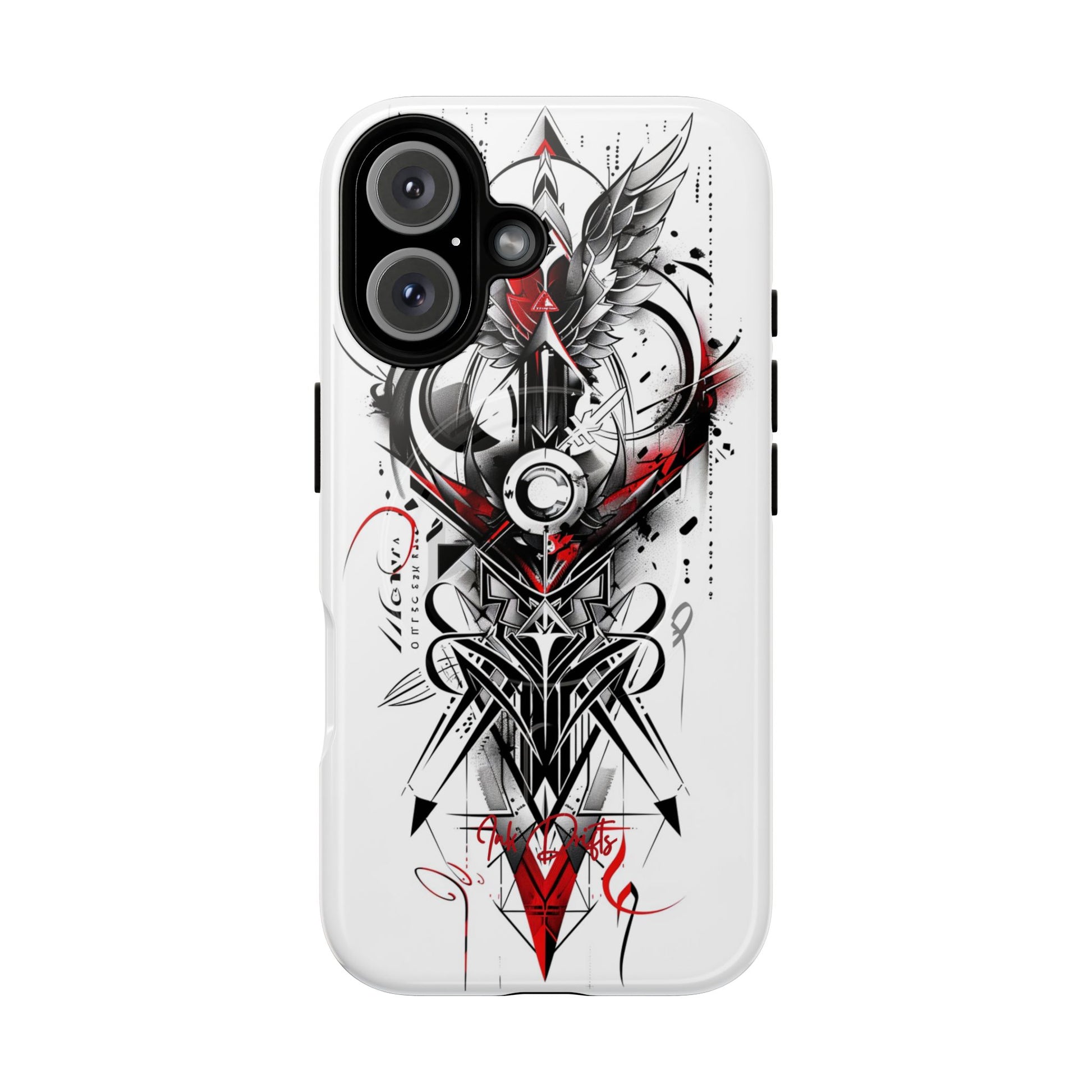 iPhone 16 Glossy Phone Case - Cyber Sigil | MagSafe iPhone Case