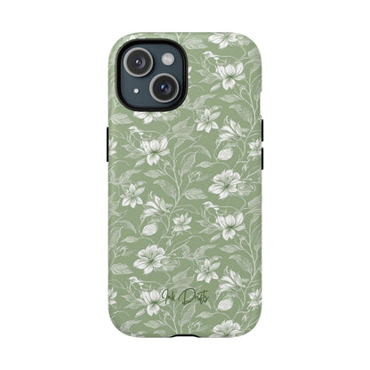 iPhone 15 Matte Phone Case - Garden Whisper | MagSafe iPhone Case