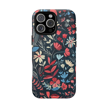 iPhone 16 Pro Max Matte Phone Case - Twilight Petals | MagSafe iPhone Case