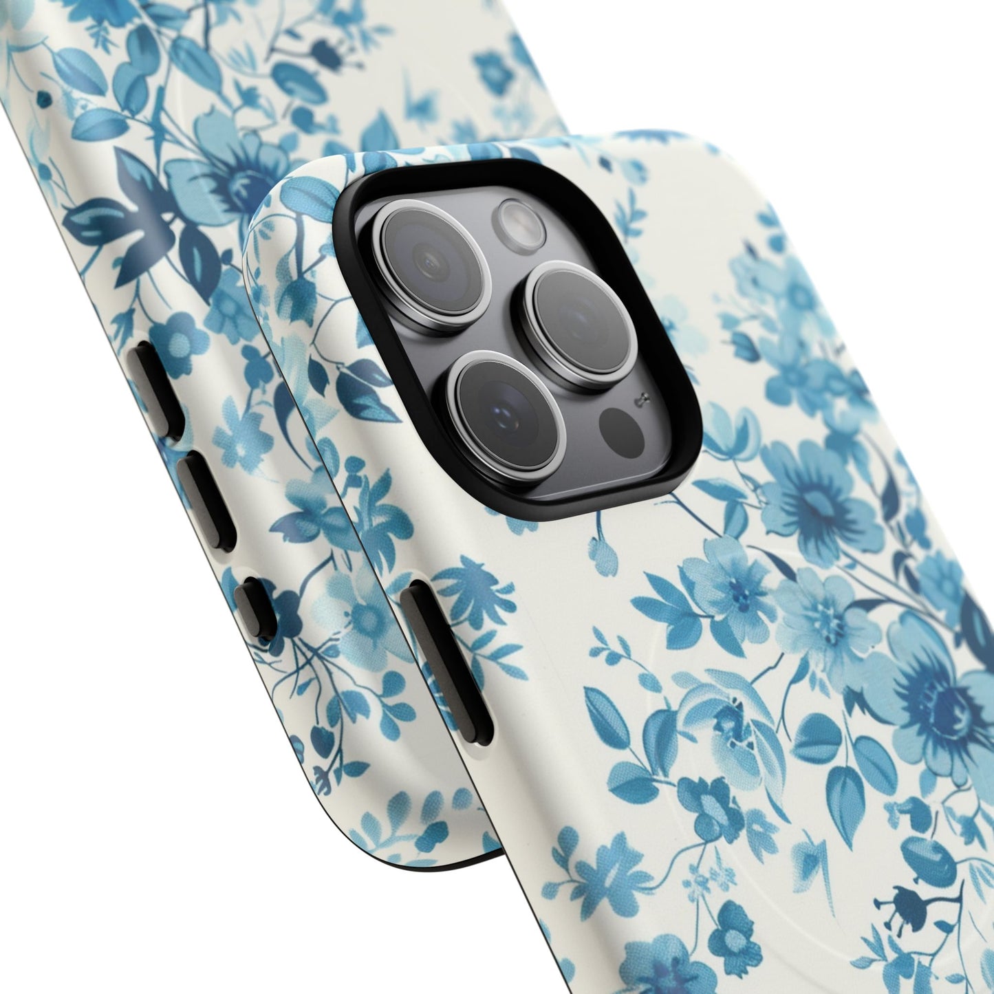 Phone Case - Blue Blossom | MagSafe iPhone Case