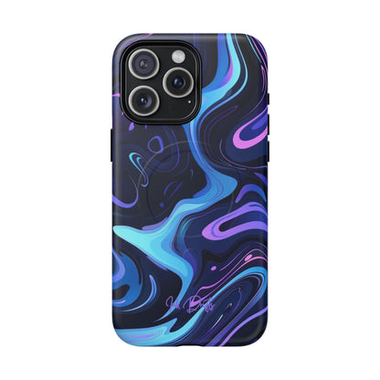 iPhone 15 Pro Max Matte Phone Case - Cosmic Flow | MagSafe iPhone Case