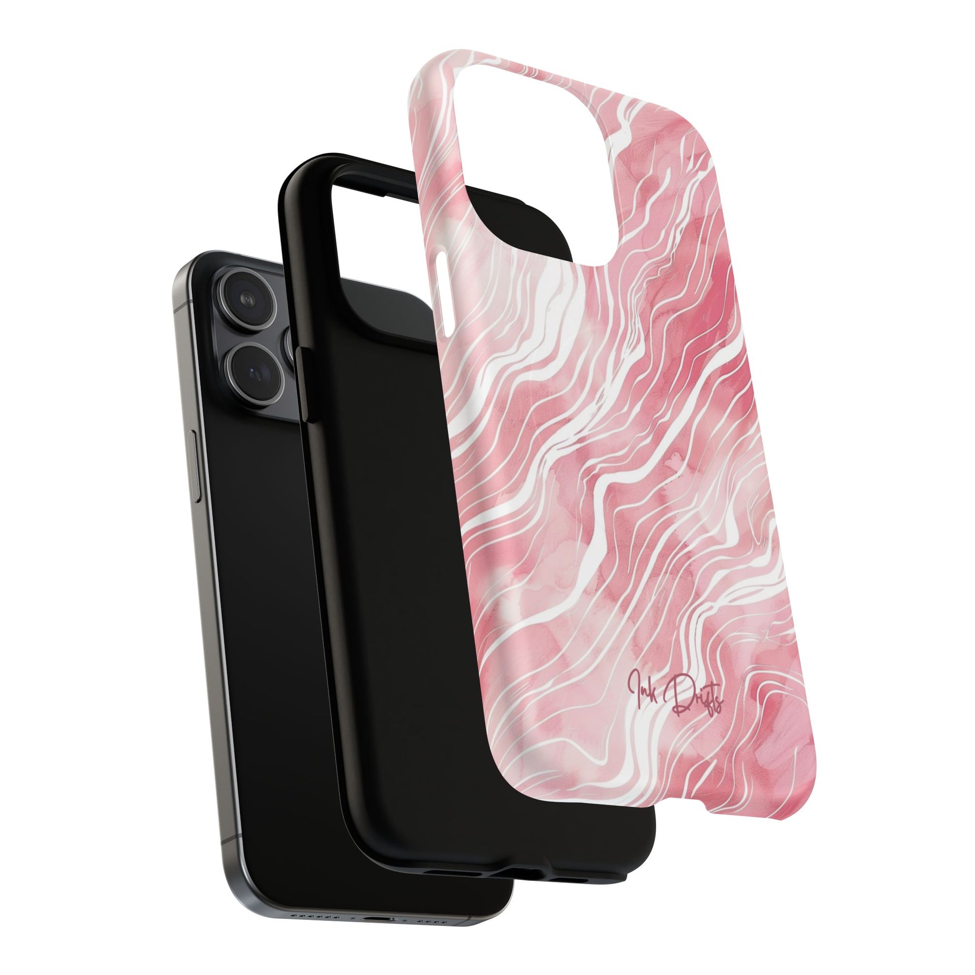 Phone Case - Blush Waves | MagSafe iPhone Case