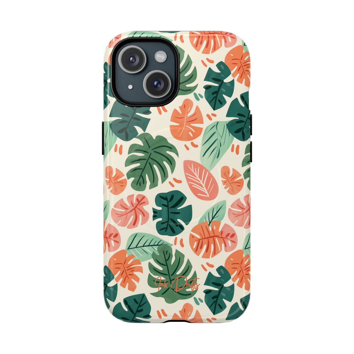 iPhone 15 Glossy Phone Case - Tropical Breeze | MagSafe iPhone Case