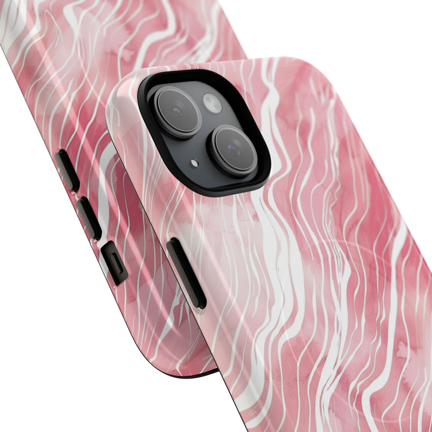 Phone Case - Blush Waves | MagSafe iPhone Case