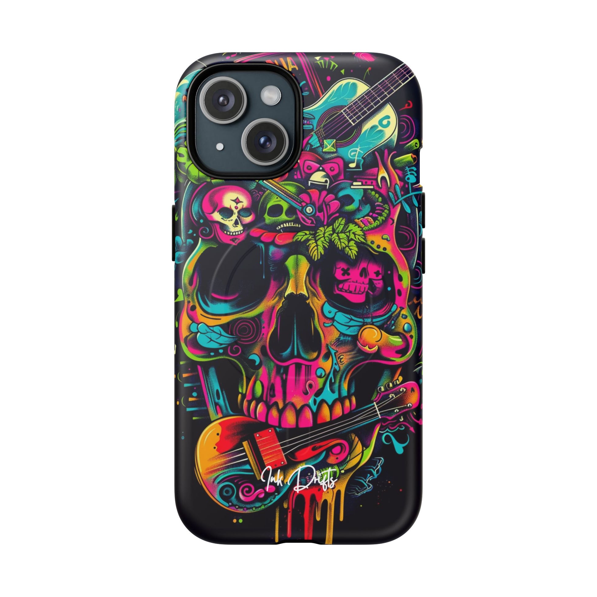 iPhone 15 Matte Phone Case - Psychedelic Harmony | MagSafe iPhone Case