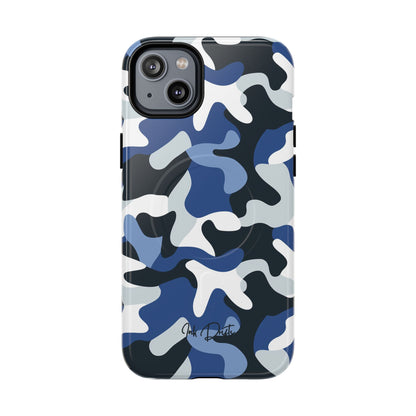 iPhone 14 Plus Glossy Phone Case - Arctic Camo | MagSafe iPhone Case