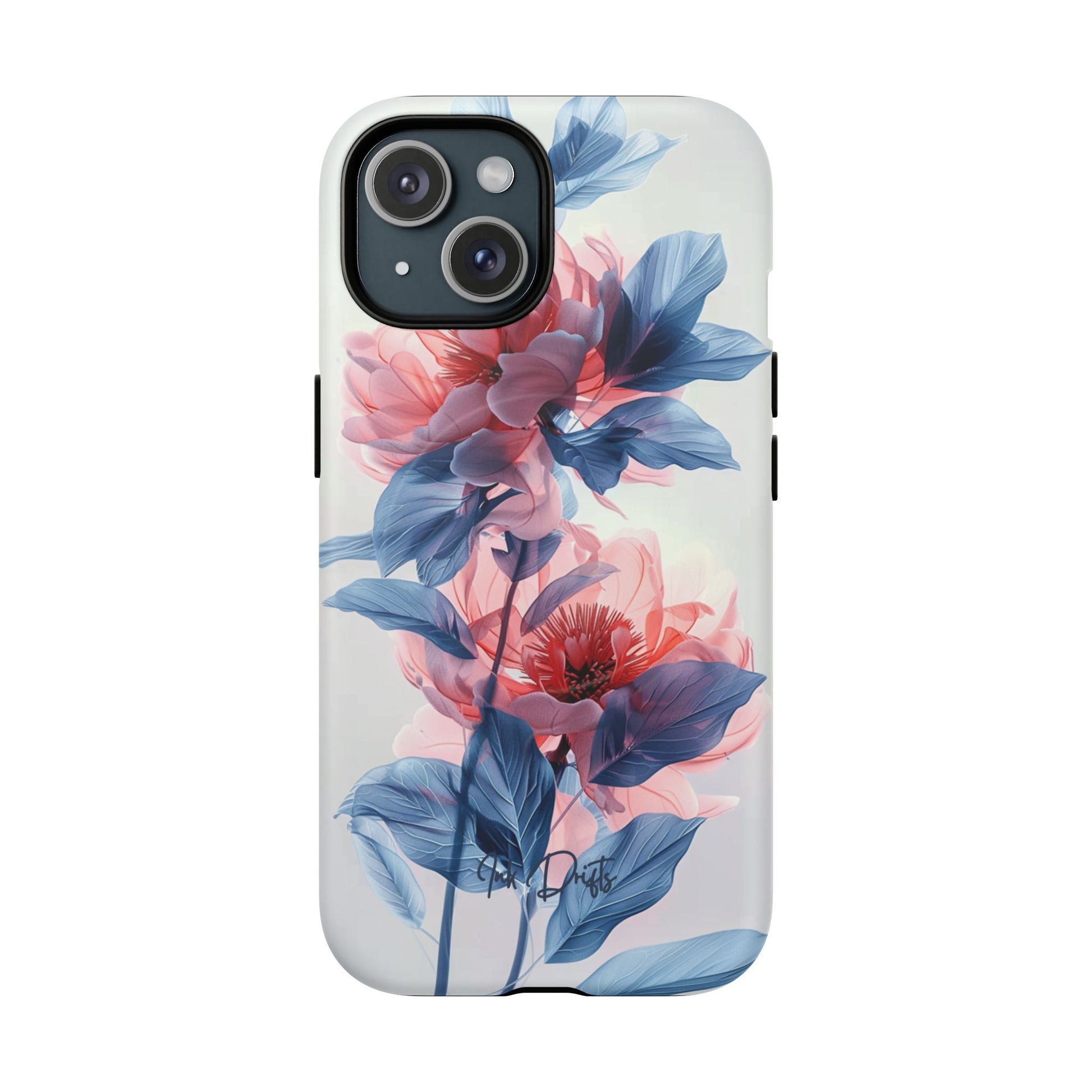 iPhone 15 Matte Phone Case - Ethereal Blooms | MagSafe iPhone Case