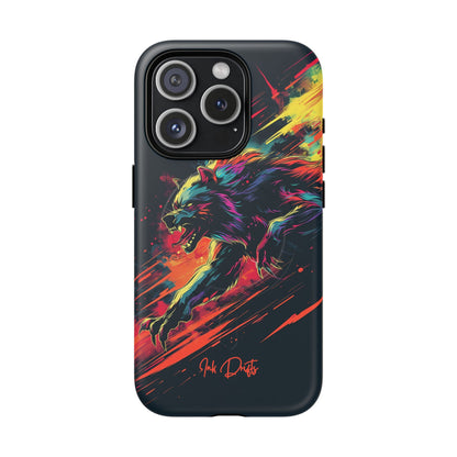 iPhone 15 Pro Matte Phone Case - Lunar Werewolf | MagSafe iPhone Case