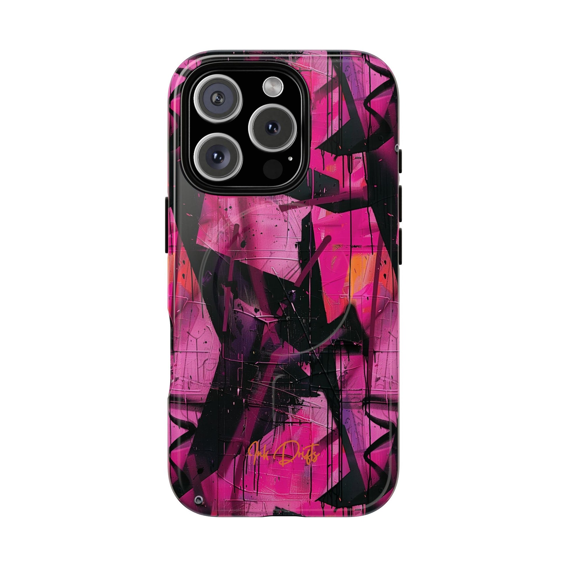 iPhone 16 Pro Glossy Phone Case - Urban Vibe | MagSafe iPhone Case