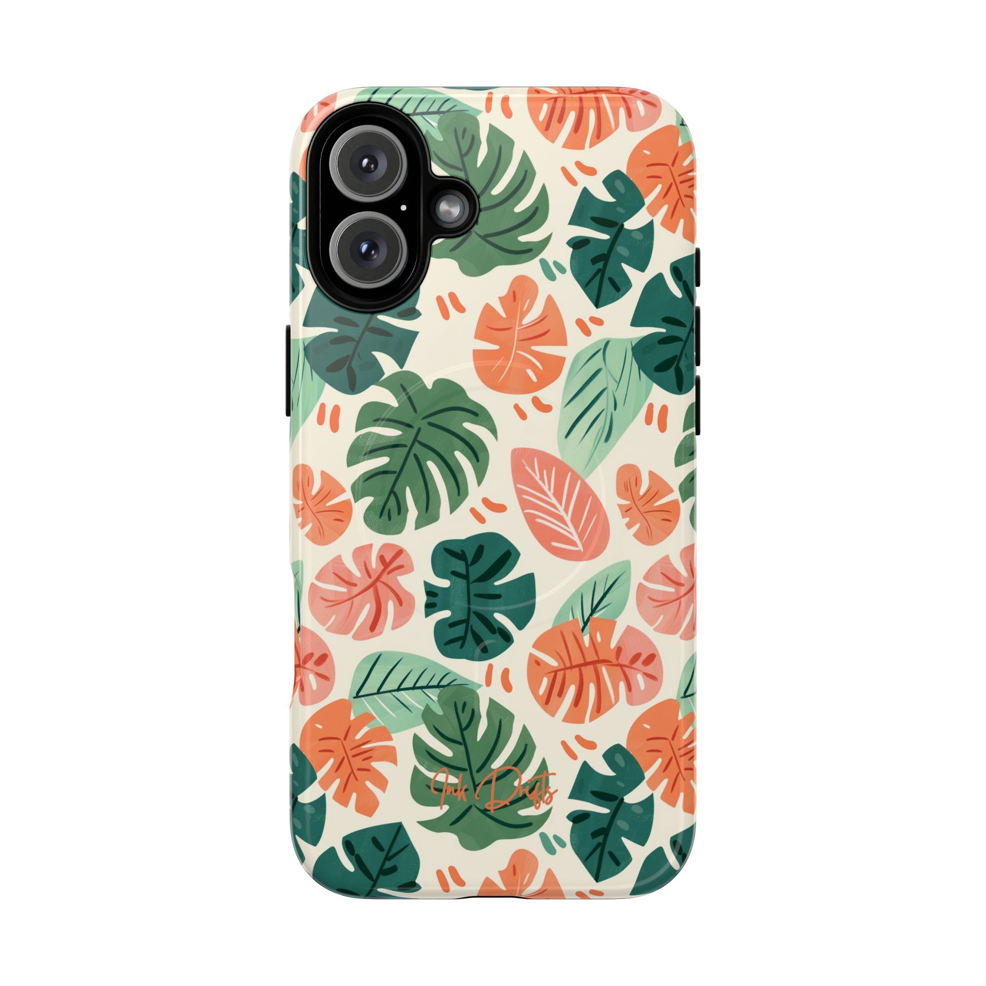 iPhone 16 Plus Glossy Phone Case - Tropical Breeze | MagSafe iPhone Case