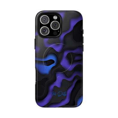 iPhone 16 Pro Max Glossy Phone Case - Galactic Flow | MagSafe iPhone Case