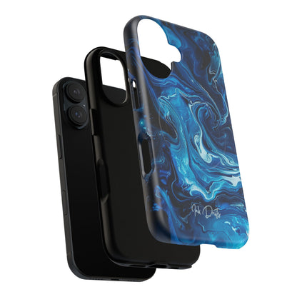 Phone Case - Blue Swirl | MagSafe iPhone Case