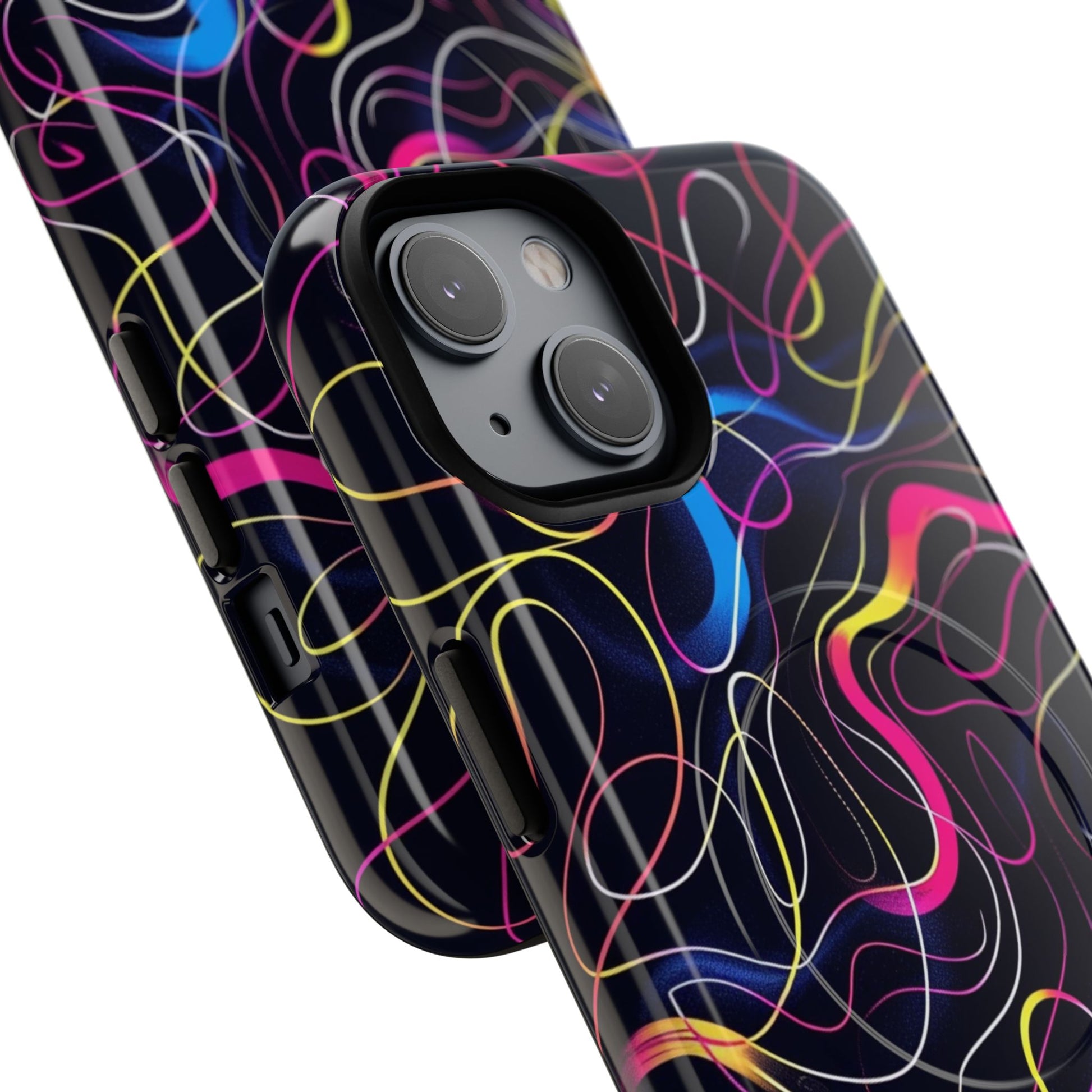 Phone Case - Neon Tangles | MagSafe iPhone Case