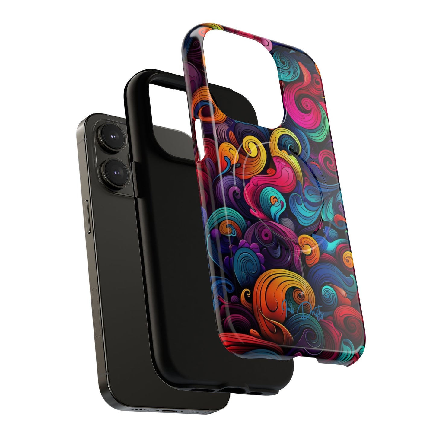 Phone Case - Psychedelic Waves | MagSafe iPhone Case