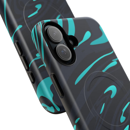 Phone Case - Turquoise Splash | MagSafe iPhone Case