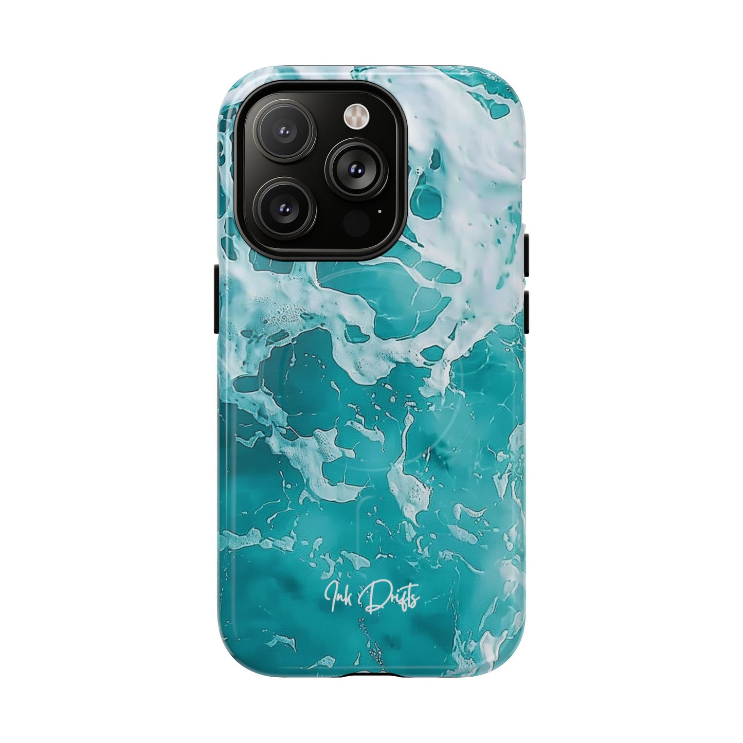 iPhone 14 Pro Glossy Phone Case - Ocean Breeze | MagSafe iPhone Case