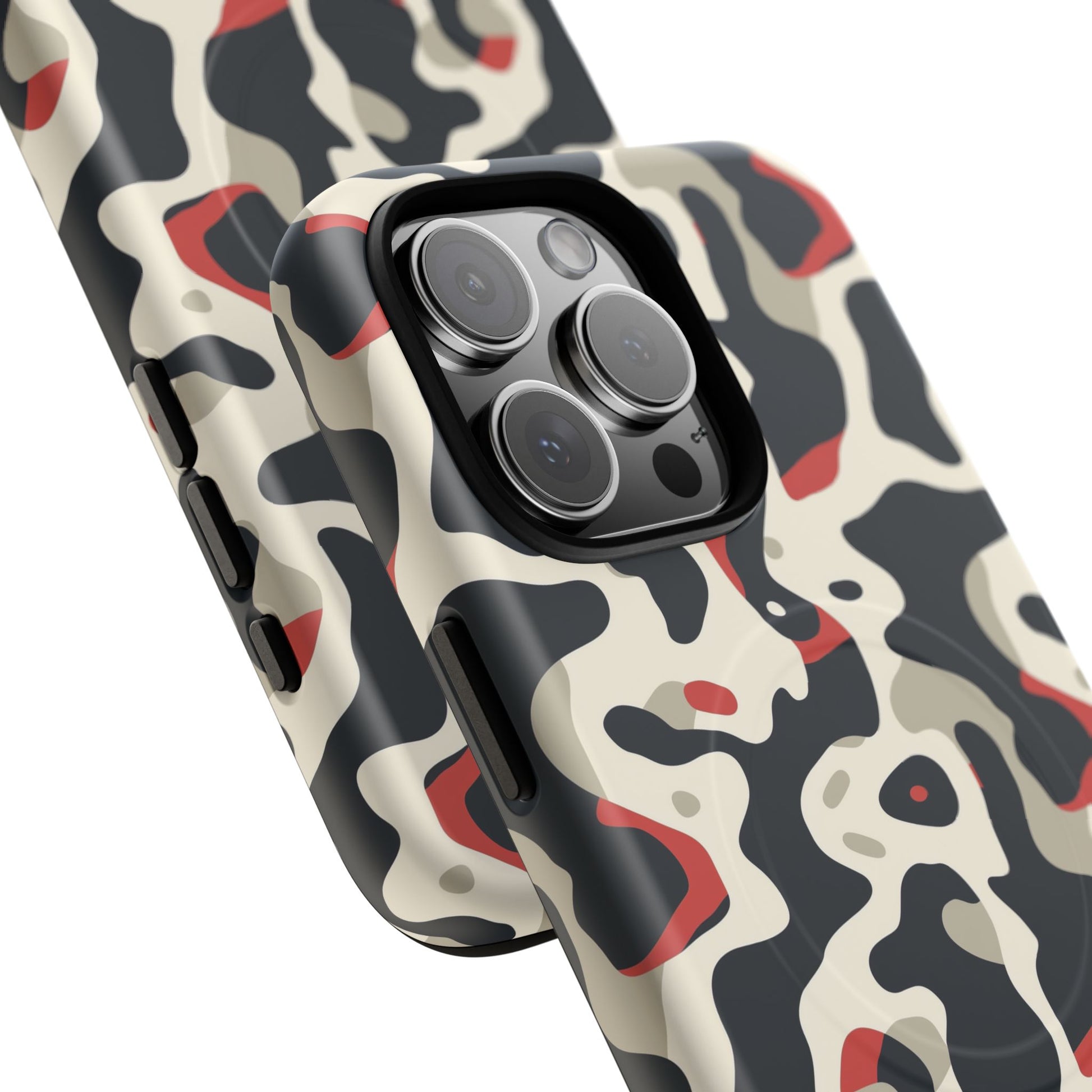 Phone Case - Cream Red Camo | MagSafe iPhone Case