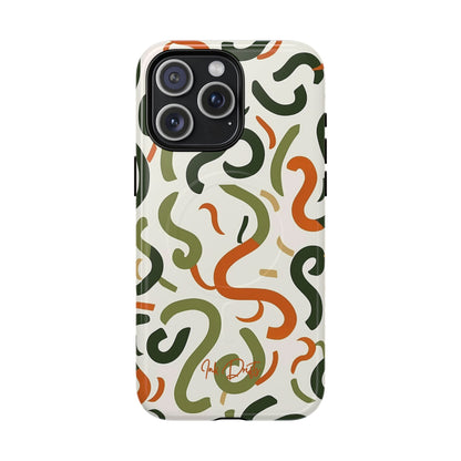 iPhone 15 Pro Max Glossy Phone Case - Earthy Whimsy | MagSafe iPhone Case