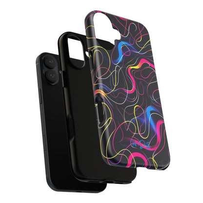 Phone Case - Neon Tangles | MagSafe iPhone Case