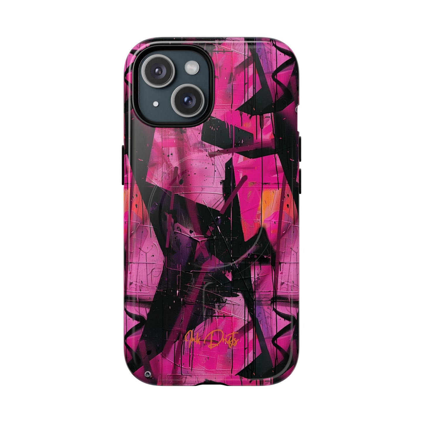 iPhone 15 Glossy Phone Case - Urban Vibe | MagSafe iPhone Case