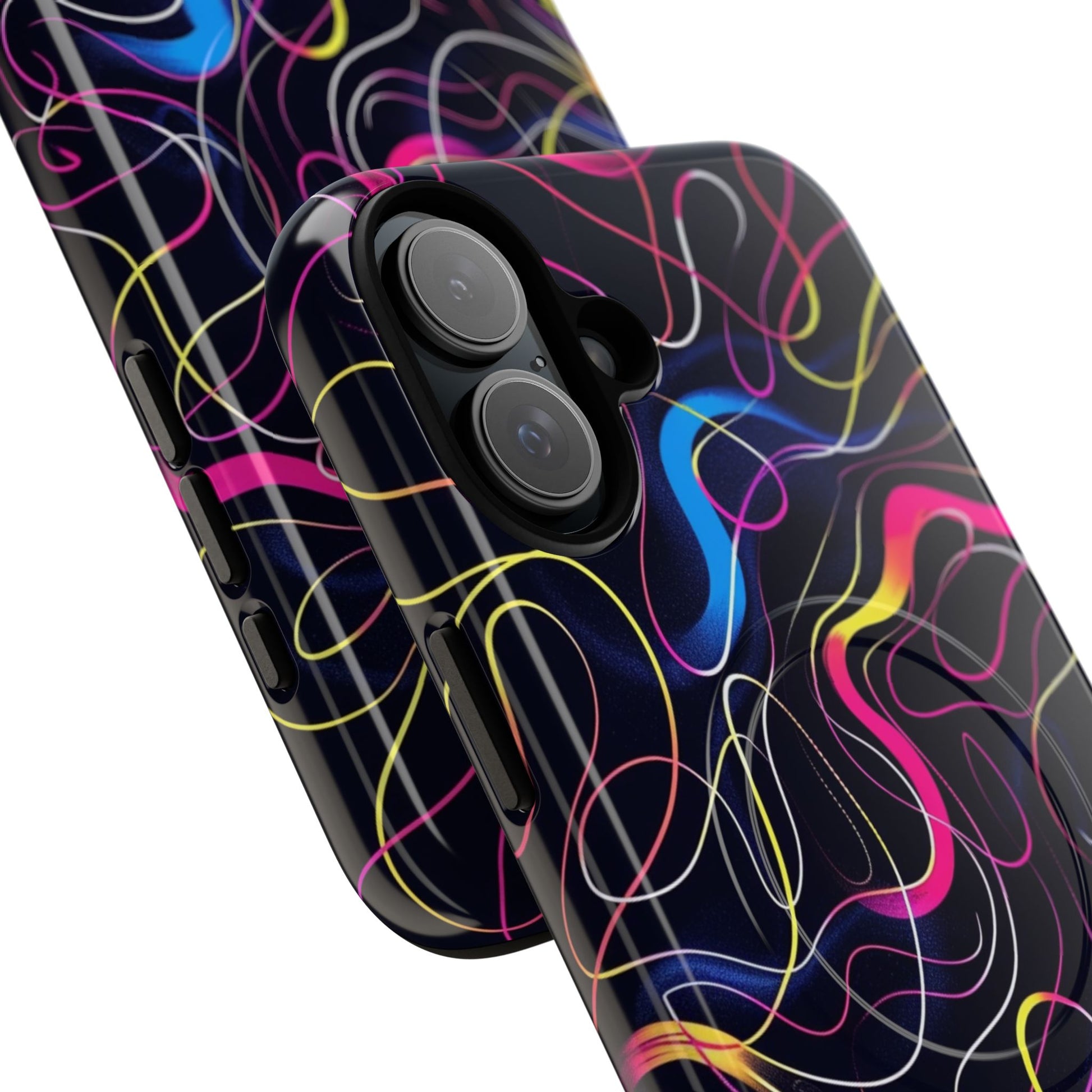 Phone Case - Neon Tangles | MagSafe iPhone Case