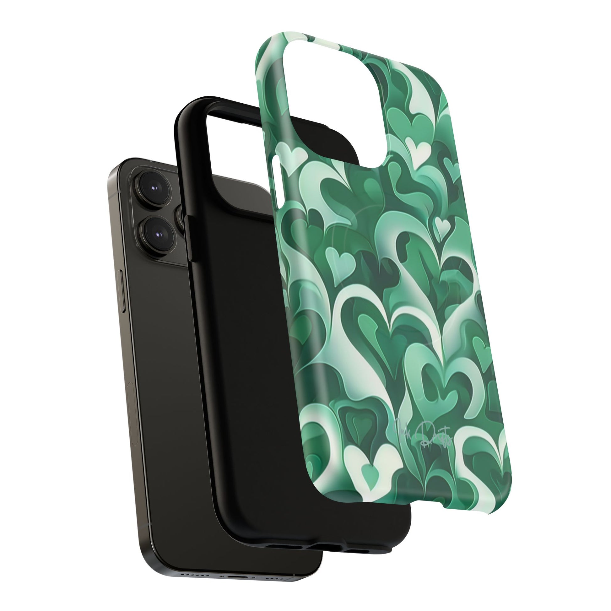 Phone Case - Emerald Love | MagSafe iPhone Case