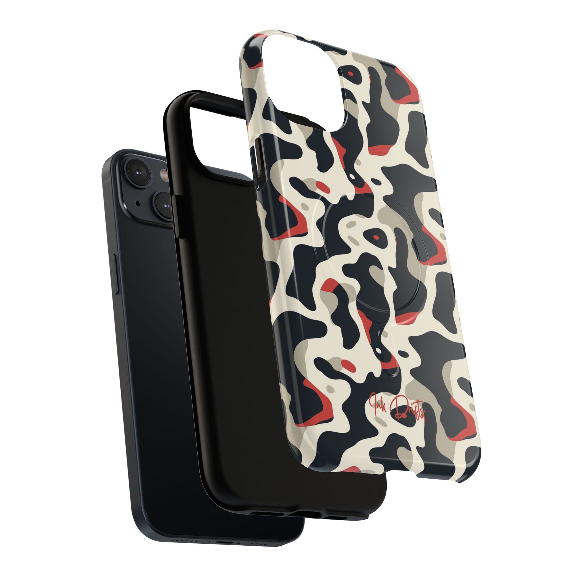 Phone Case - Cream Red Camo | MagSafe iPhone Case