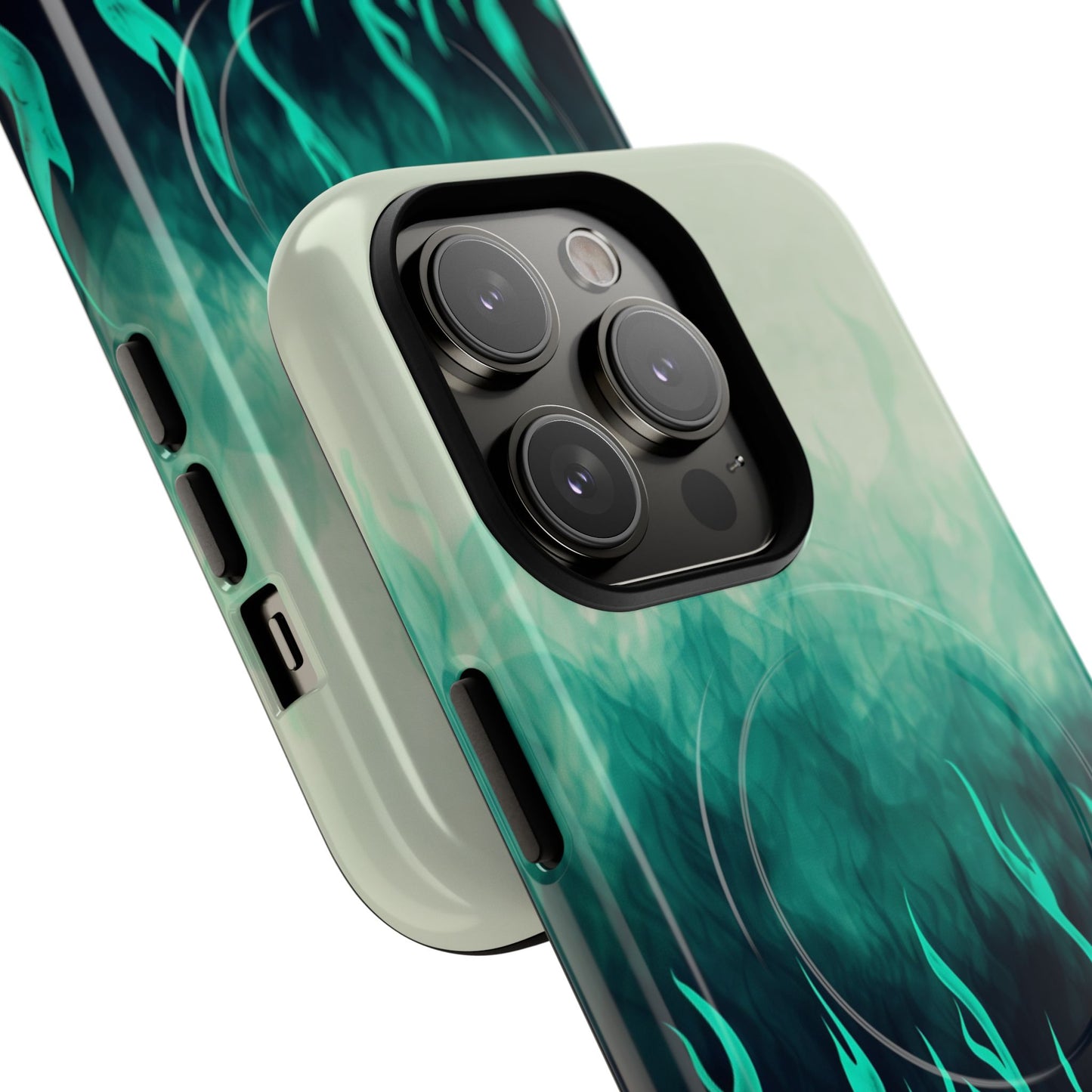 Phone Case - Teal Inferno | MagSafe iPhone Case