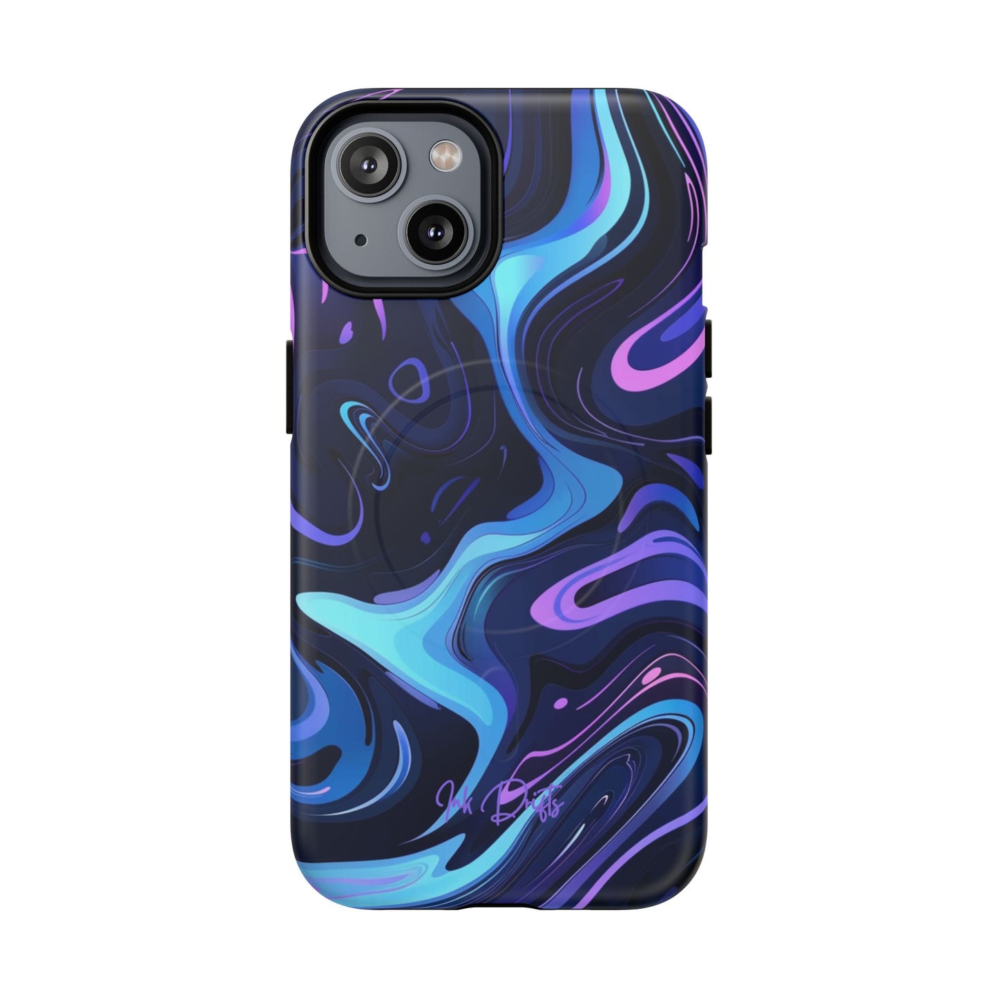 iPhone 14 Matte Phone Case - Cosmic Flow | MagSafe iPhone Case