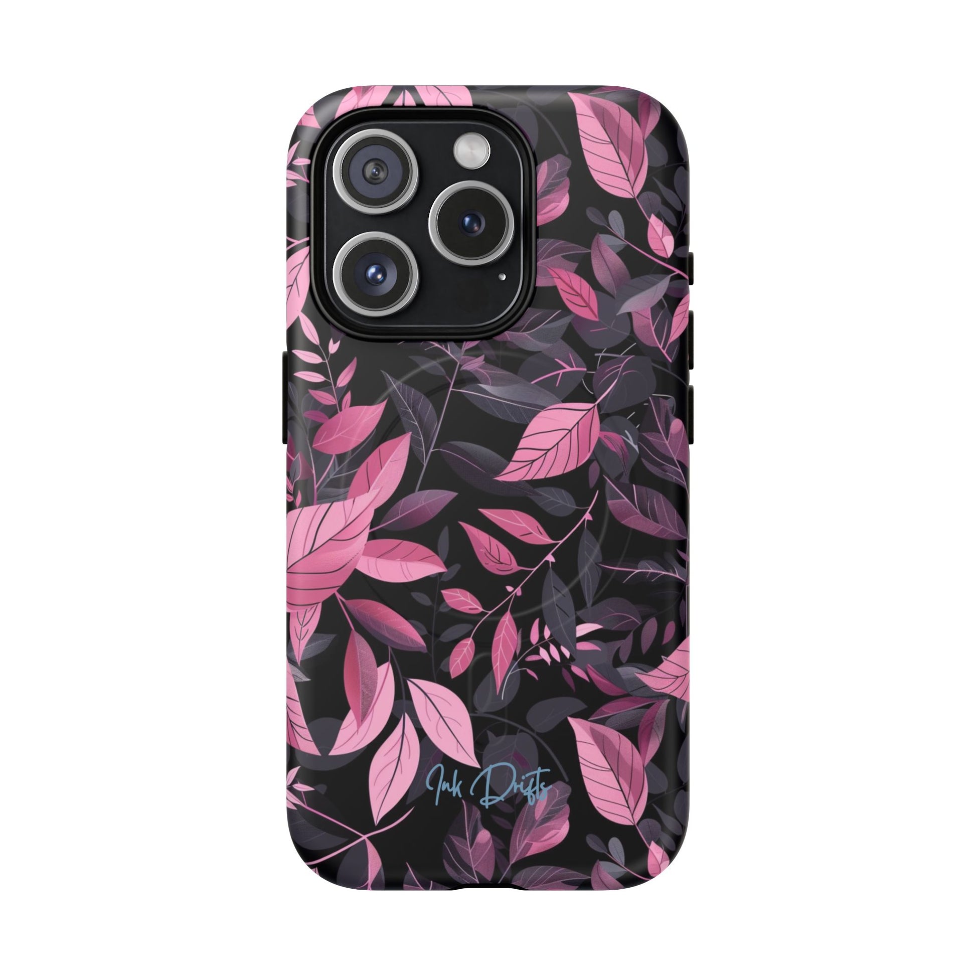 iPhone 15 Pro Matte Phone Case - Dusky Leaves | MagSafe iPhone Case