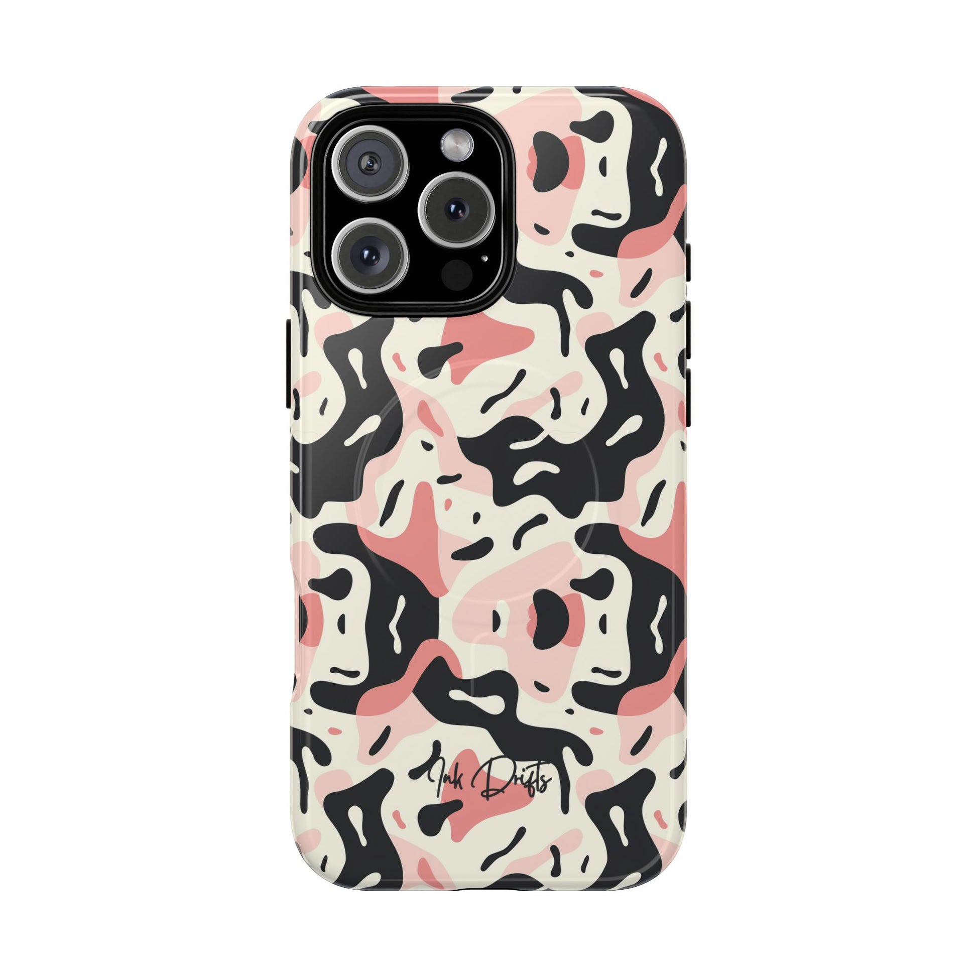 iPhone 16 Pro Max Glossy Phone Case - Pastel Camo | MagSafe iPhone Case