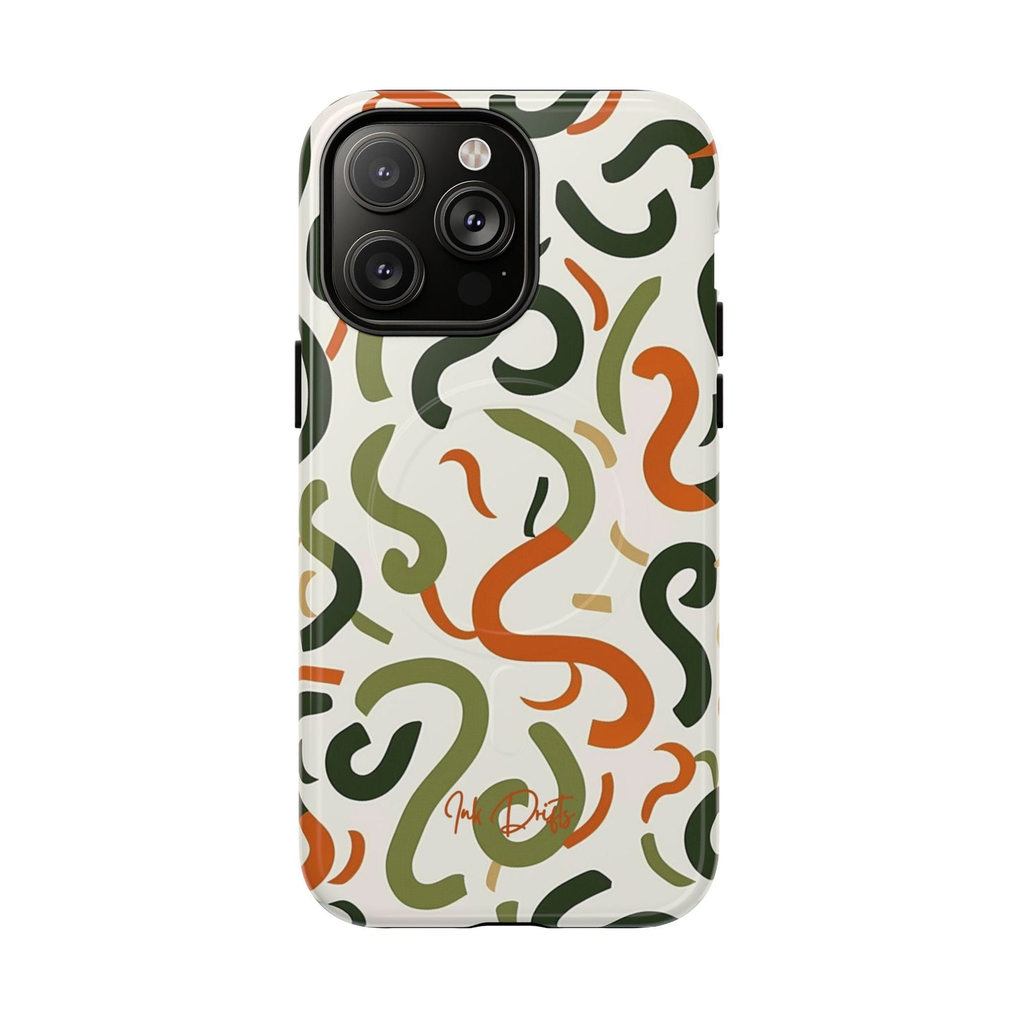 iPhone 14 Pro Max Glossy Phone Case - Earthy Whimsy | MagSafe iPhone Case