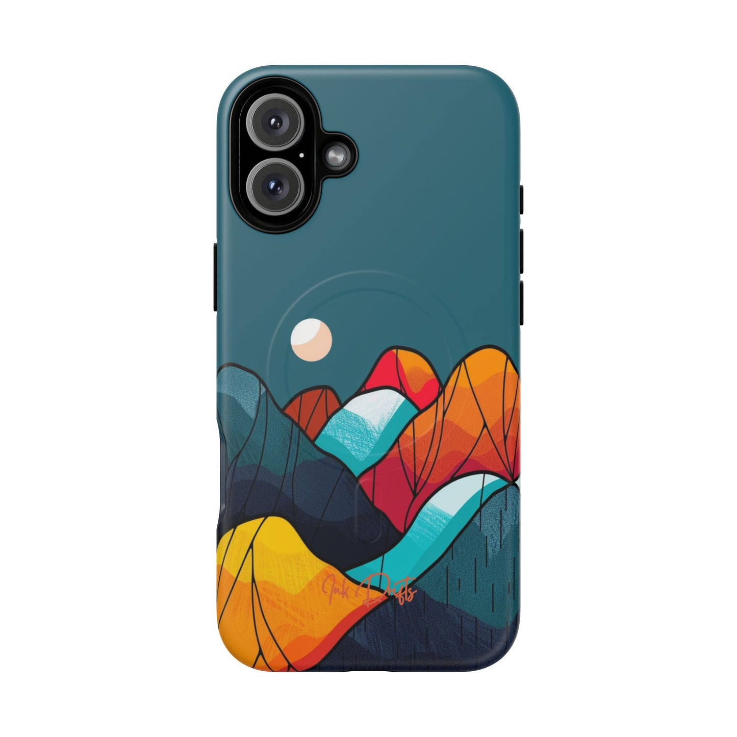 iPhone 16 Plus Matte Phone Case - Autumn Mountains | MagSafe iPhone Case