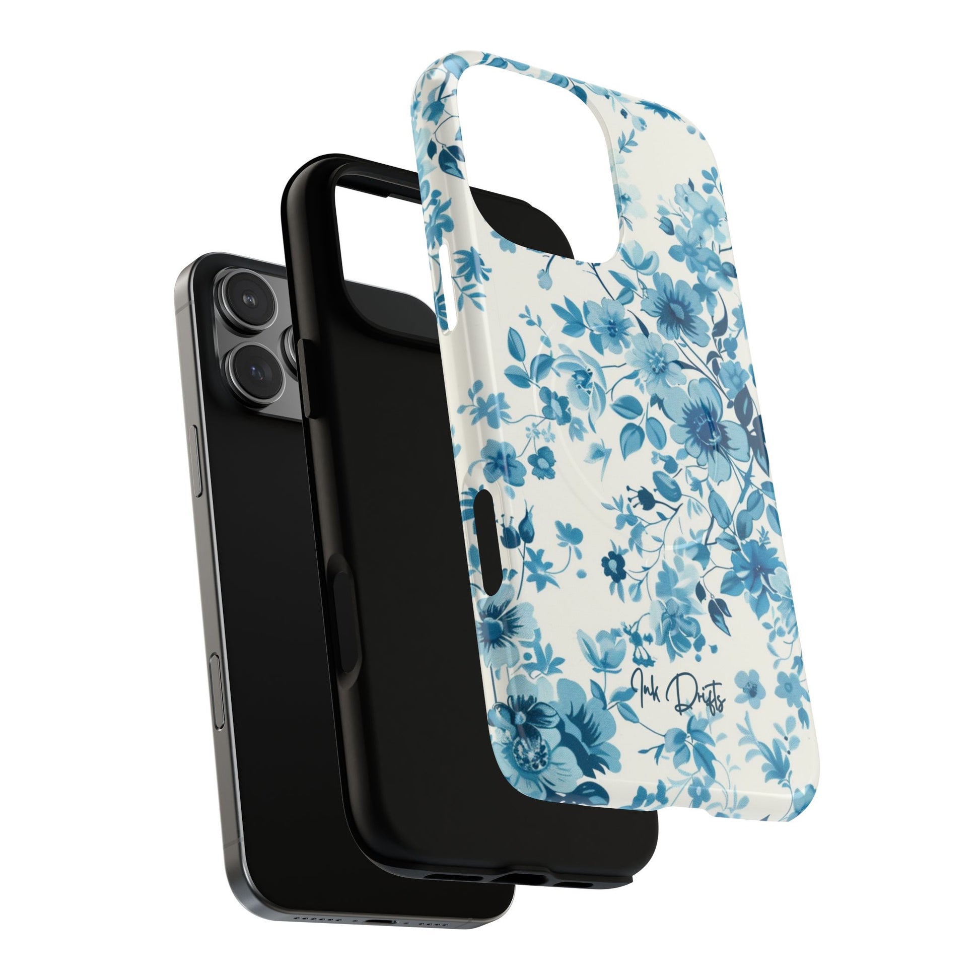 Phone Case - Blue Blossom | MagSafe iPhone Case