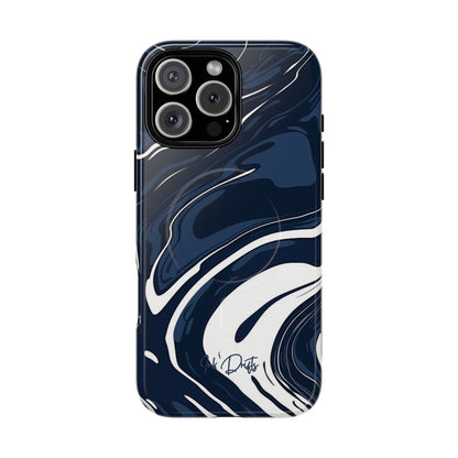 iPhone 16 Pro Max Glossy Phone Case - Marble Swirl | MagSafe iPhone Case