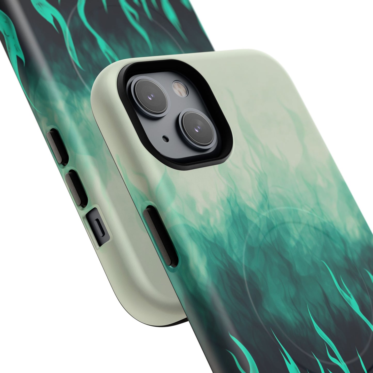 Phone Case - Teal Inferno | MagSafe iPhone Case