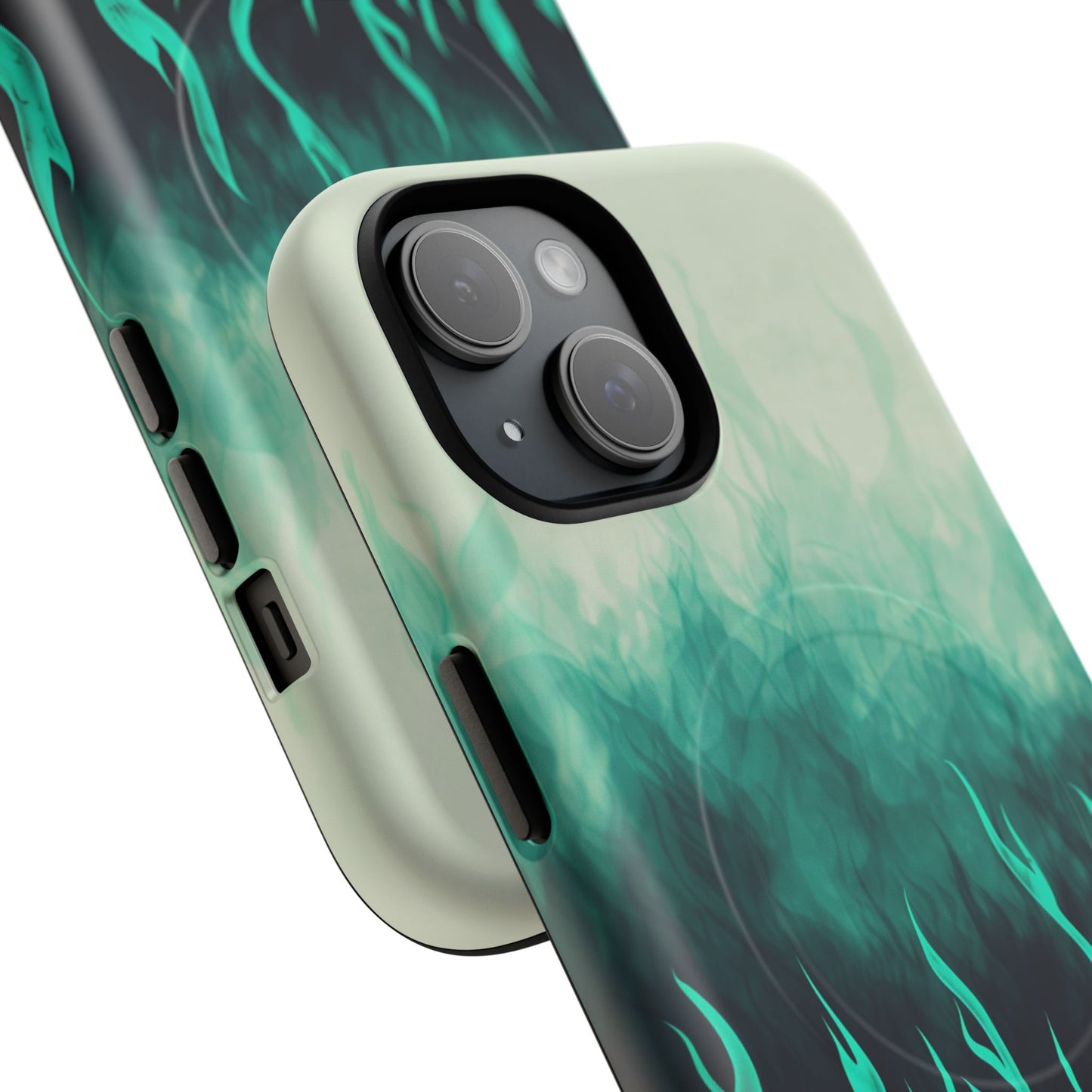 Phone Case - Teal Inferno | MagSafe iPhone Case