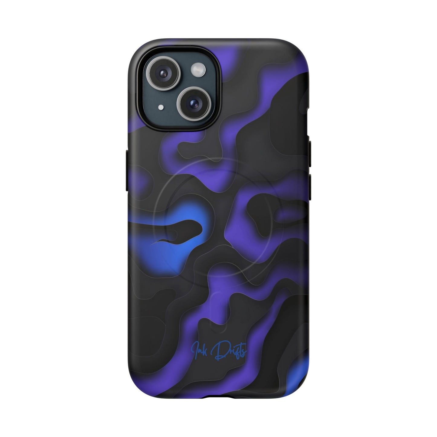 iPhone 15 Matte Phone Case - Galactic Flow | MagSafe iPhone Case