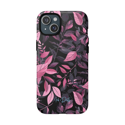 iPhone 15 Plus Matte Phone Case - Dusky Leaves | MagSafe iPhone Case